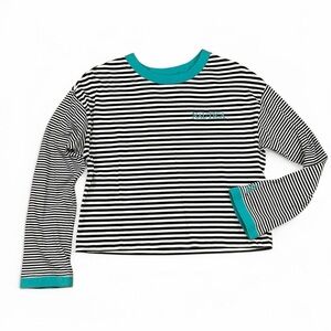 Vintage Nautica boxy fit striped long sleeve
